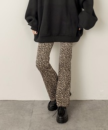 RASVOA | レオパードフレアパンツ(その他パンツ)