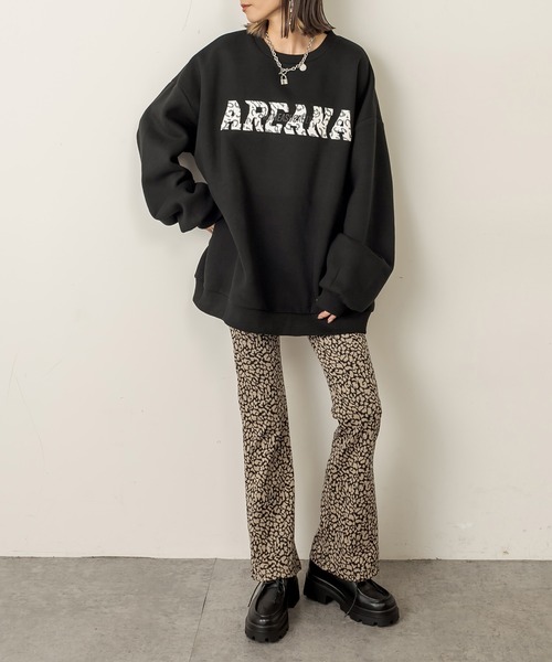 RASVOA(ラスボア)の「レオパードフレアパンツ(その他パンツ・レディース・グレー/ブラウン/ブラック/モカ・FREE)」の10枚目の写真