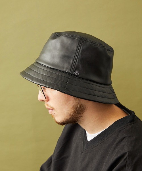 CPH（シーピーエイチ）の「【CPH / シープラスヘッドウェア】Synthetic Leather Bucket Hat(シンセティック