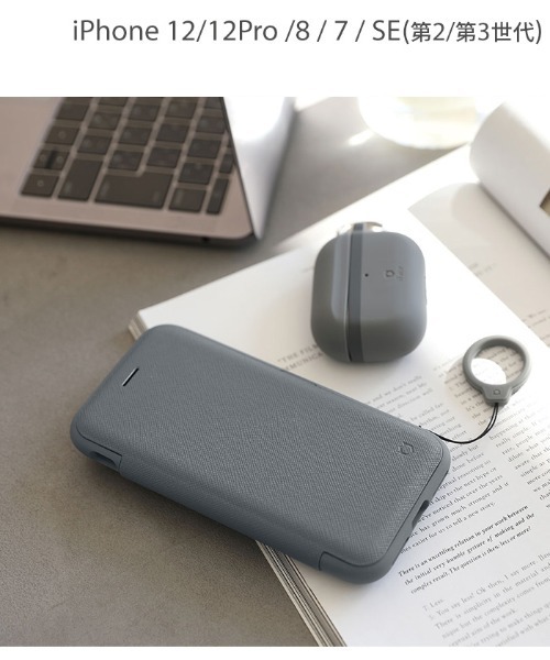 iFace（アイフェイス）の「iPhone 8/7/SE(第2世代/第3世代)/12/12Pro専用 iFace Cardinaダイアリーケース 手帳型ケース スマホケース 手帳ケース iface（スマホケース/カバー・レディース・グレー/ブラック/ホワイト/ターコイズブルー/ベージュ・A/B）」の3枚目の写真