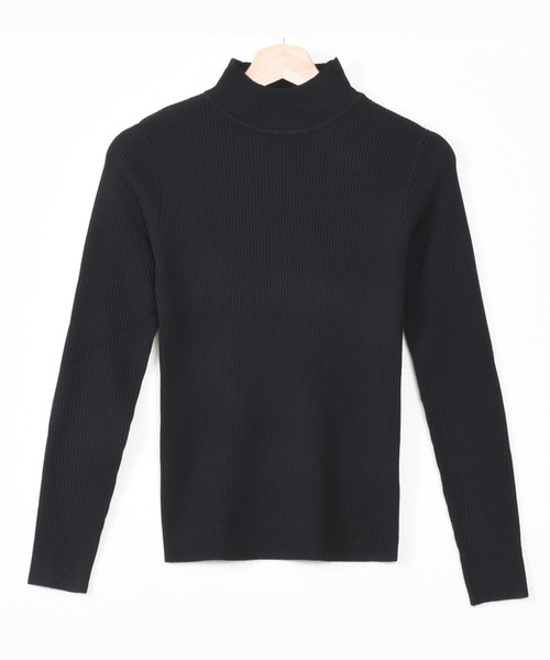 Felt-Maglietta（フェルトマリエッタ）の「ミニハイネックニット（ニット/セーター・レディース・ホワイト/ブラック・FREE）」の6枚目の写真