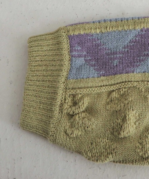 antiqua（アンティカ）の「配色ジャガードニットカーデ（カーディガン/ボレロ・メンズ・カーキ・FREE）」の22枚目の写真