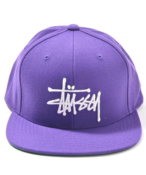STUSSY（ステューシー）の「STUSSY (ステューシー) BASIC STOCK SNAPBACK ロゴキャップ（キャップ・メンズ・ブラック/パープル/ネイビー/ブラウン・FREE）」の22枚目の写真