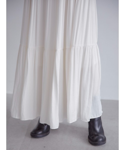 amel（エイメル）の「ティアードロングスカート（スカート・レディース・クリーム・FREE）」の9枚目の写真