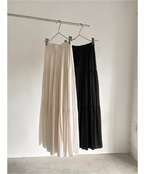 amel（エイメル）の「ティアードロングスカート（スカート・レディース・クリーム・FREE）」の16枚目の写真