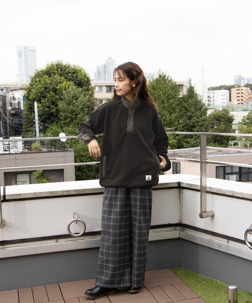 Mac-House（マックハウス）の「CAPTAIN STAG キャプテンスタッグ フリースプルオーバー（スウェット・レディース・アイボリー/グリーン/パープル/ブラック・フリー）」の16枚目の写真