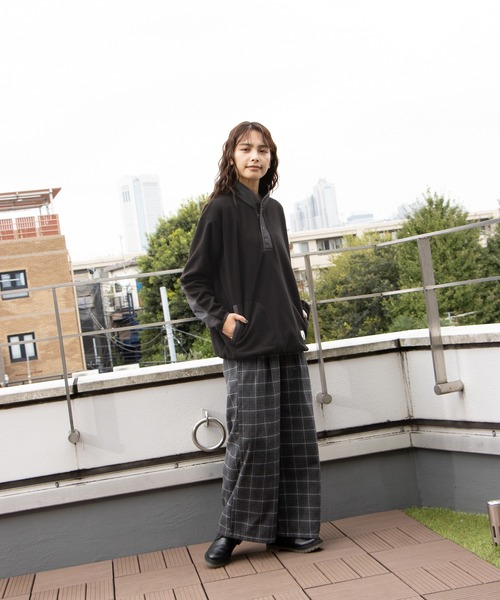 Mac-House（マックハウス）の「CAPTAIN STAG キャプテンスタッグ フリースプルオーバー（スウェット・レディース・アイボリー/グリーン/パープル/ブラック・フリー）」の18枚目の写真