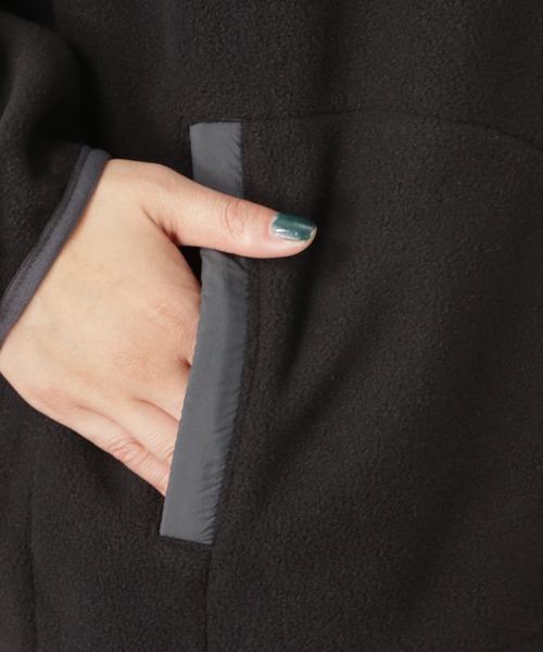 Mac-House（マックハウス）の「CAPTAIN STAG キャプテンスタッグ フリースプルオーバー（スウェット・レディース・アイボリー/グリーン/パープル/ブラック・フリー）」の10枚目の写真