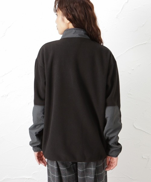 Mac-House（マックハウス）の「CAPTAIN STAG キャプテンスタッグ フリースプルオーバー（スウェット・レディース・アイボリー/グリーン/パープル/ブラック・フリー）」の14枚目の写真