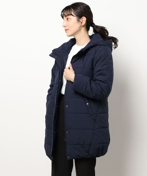 BELLUNA（ベルーナ）の「はっ水＆防風素材中わたジャケットコート（その他アウター・レディース・モカ/ネイビー/カーキ・MEDIUM/LARGE/X-LARGE）」の16枚目の写真