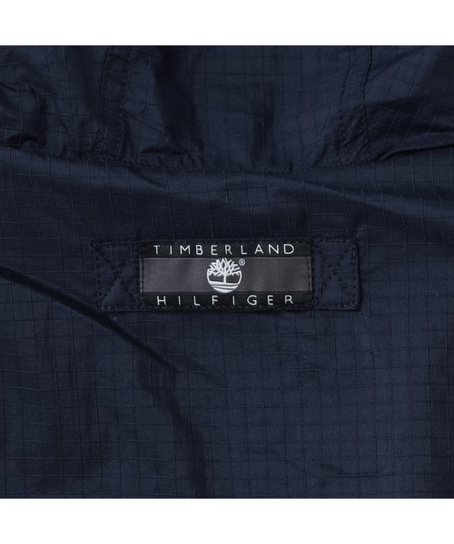 【廃盤】Timberland✖️HilfigerコラボオーバージャケットネイビーL TOMMY HILFIGER（トミーヒルフィガー）の「THxTimberland ポップ