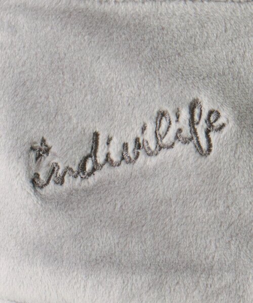 INDIVI（インディヴィ）の「◆【LIFE】ベロアパジャマワンピース（ルームワンピース・レディース・ライトグレー/ネイビー・38）」の9枚目の写真