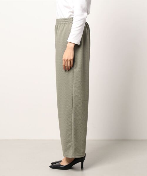 libelle more（リベル モア）の「ジャガードイージーパンツ（その他パンツ・レディース・ブラック/カーキ/モカ・M/L）」の11枚目の写真