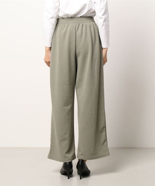 libelle more（リベル モア）の「ジャガードイージーパンツ（その他パンツ・レディース・ブラック/カーキ/モカ・M/L）」の14枚目の写真
