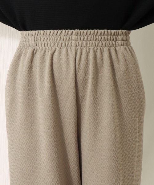 libelle more（リベル モア）の「ジャガードイージーパンツ（その他パンツ・レディース・ブラック/カーキ/モカ・M/L）」の8枚目の写真