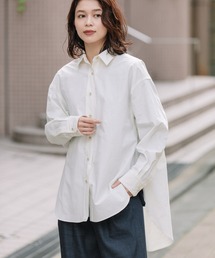 Munich | ドライタッチコットンタイプライター　シャツアウター(シャツ/ブラウス)