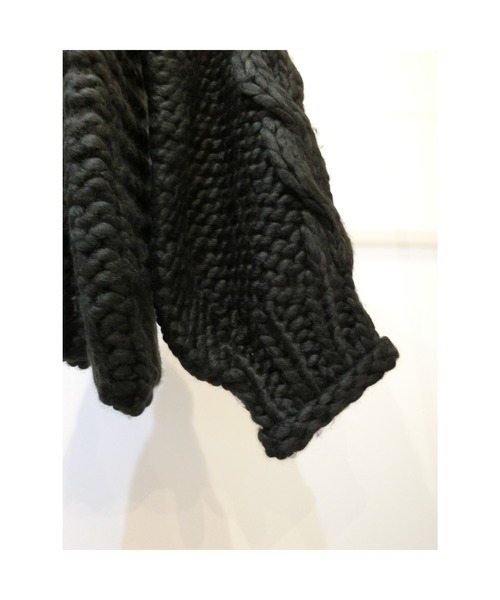 ulu（ウル）の「Original handmade knit（ニット/セーター・レディース・ホワイト/ブラック・FREE）」の11枚目の写真