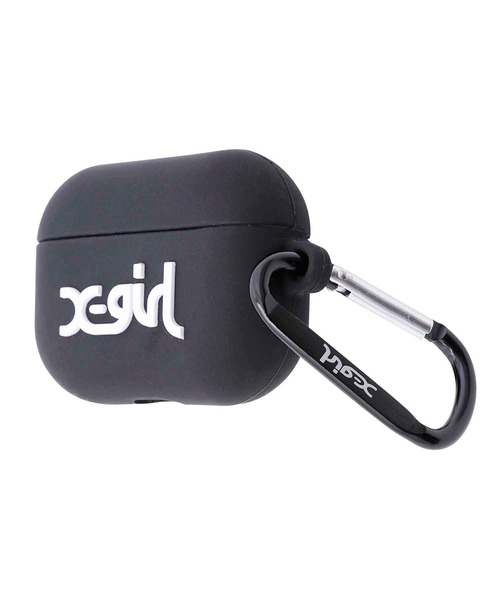 X-girl（エックスガール）の「MILLS LOGO RUBBER Airpods Pro CASE（ヘッドフォン/イヤホン・レディース・ブラック/マルチ・ONE SIZE）」の10枚目の写真