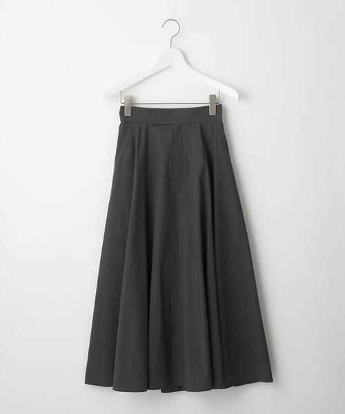 green label relaxing（グリーンレーベルリラクシング）の「【WEB限定】［XS/H148-155㎝］タイプライター フレア スカート（スカート・レディース・レッド/オリーブ/ダークグレー・XS）」の2枚目の写真