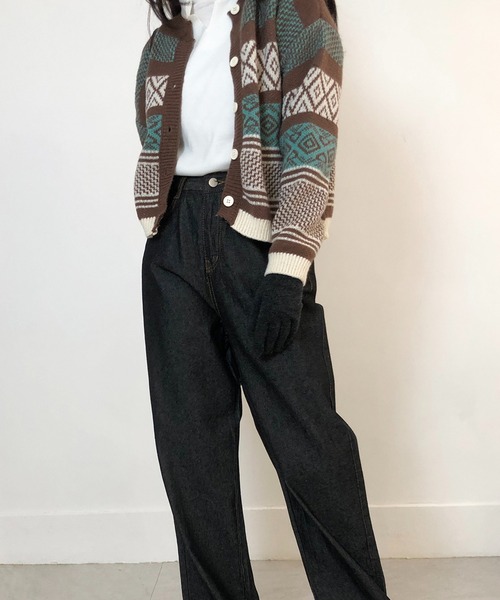 me+em select（ミームセレクト）の「シンプルニット手袋（手袋・レディース・チャコールグレー/ブラック/ベージュ/オートミール/ブラウン系その他・FREE）」の11枚目の写真