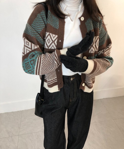 me+em select（ミームセレクト）の「シンプルニット手袋（手袋・レディース・チャコールグレー/ブラック/ベージュ/オートミール/ブラウン系その他・FREE）」の18枚目の写真