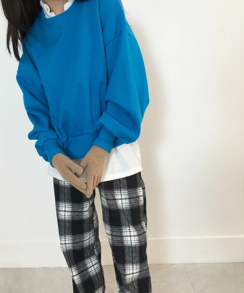 me+em select（ミームセレクト）の「シンプルニット手袋（手袋・レディース・チャコールグレー/ブラック/ベージュ/オートミール/ブラウン系その他・FREE）」の19枚目の写真