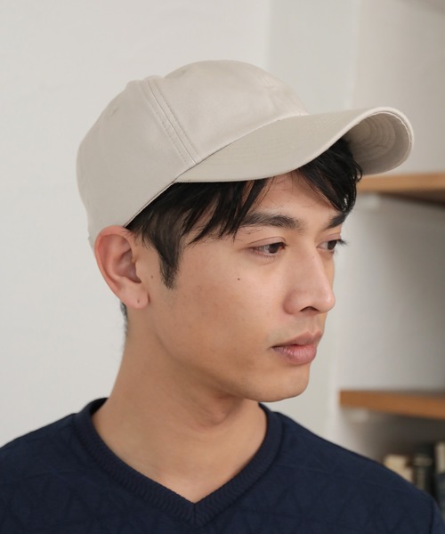 UNION STATION（ユニオンステーション）の「ツイルローキャップ（キャップ・メンズ・ホワイト/ブラック/ベージュ/グレー・FREE）」の4枚目の写真