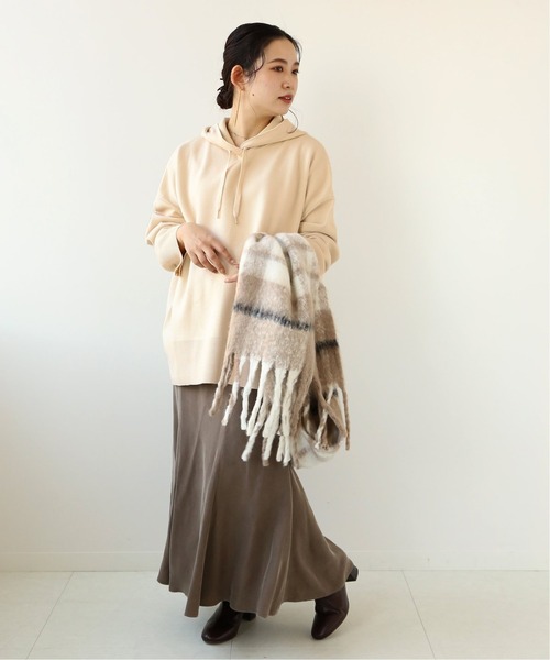 Simplicite(サンプリシテ)の「ニットWフェイスパーカー◆(ニット/セーター・レディース・ホワイト/ブラウン/キャメル/ブラック・FREE)」の13枚目の写真