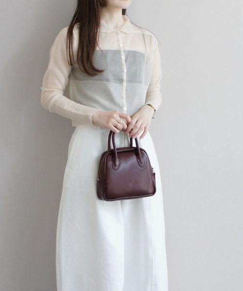 TIDEWAY（タイドウェイ）の「MOSS BOSTON / XS（ハンドバッグ・レディース・アッシュグレー/ブラック/ベージュ/ボルドー/アーミー・FREE）」の14枚目の写真