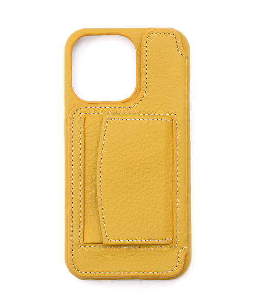 ROYAL FLASH（ロイヤルフラッシュ）の「Demiurvo/デミウルーボ/POCHE/iPhone13Pro ショルダー付き/SAFRAN（スマホケース/カバー・メンズ・イエロー・FREE）」の2枚目の写真