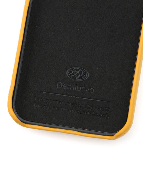 ROYAL FLASH（ロイヤルフラッシュ）の「Demiurvo/デミウルーボ/POCHE/iPhone13Pro ショルダー付き/SAFRAN（スマホケース/カバー・メンズ・イエロー・FREE）」の10枚目の写真