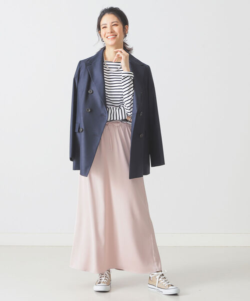 BEAMS LIGHTS（ビームスライツ）の「BEAMS LIGHTS / ダブル ジャケット（テーラードジャケット・レディース・ネイビー/ホワイト系その他5・38/36）」の17枚目の写真