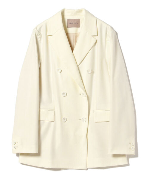 BEAMS LIGHTS（ビームスライツ）の「BEAMS LIGHTS / ダブル ジャケット（テーラードジャケット・レディース・ネイビー/ホワイト系その他5・38/36）」の13枚目の写真