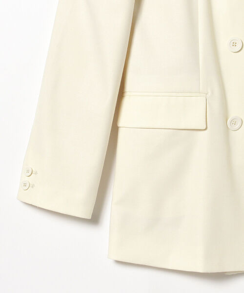 BEAMS LIGHTS（ビームスライツ）の「BEAMS LIGHTS / ダブル ジャケット（テーラードジャケット・レディース・ネイビー/ホワイト系その他5・38/36）」の11枚目の写真