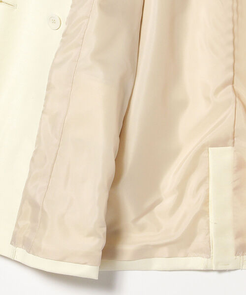 BEAMS LIGHTS（ビームスライツ）の「BEAMS LIGHTS / ダブル ジャケット（テーラードジャケット・レディース・ネイビー/ホワイト系その他5・38/36）」の9枚目の写真