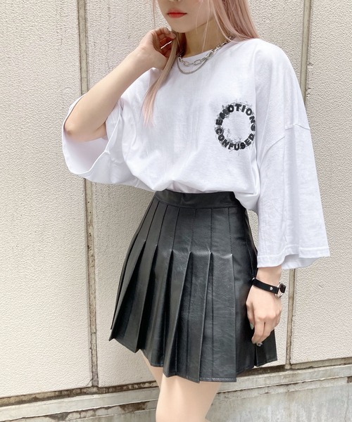 Figments（フィグメンツ）の「合皮プリーツミニスカート（スカート・レディース・ブラック・SMALL/MEDIUM）」の14枚目の写真