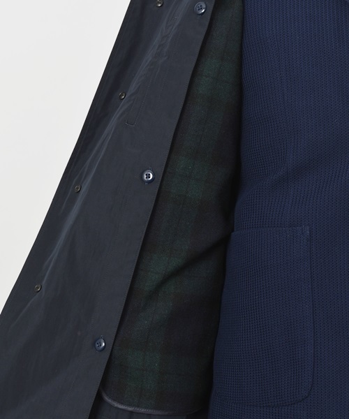 SHIPS（シップス）の「★★SD: カラーコート ソリッド■（ステンカラーコート・メンズ・グリーン/ネイビー/オレンジ・MEDIUM/SMALL/LARGE/X-LARGE）」の7枚目の写真