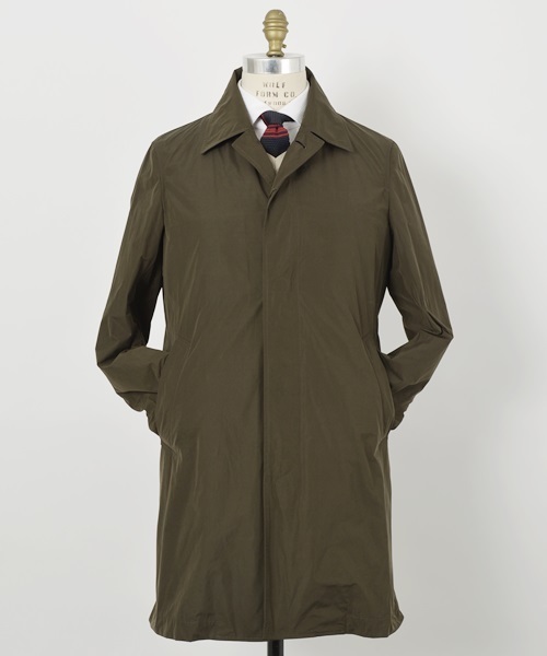 SHIPS（シップス）の「★★SD: カラーコート ソリッド■（ステンカラーコート・メンズ・グリーン/ネイビー/オレンジ・MEDIUM/SMALL/LARGE/X-LARGE）」の13枚目の写真