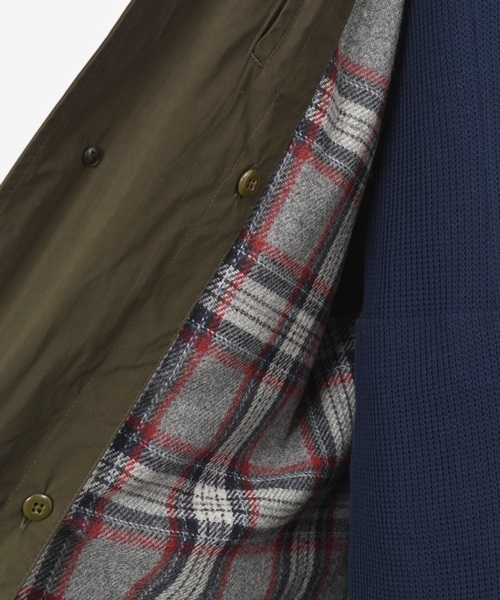 SHIPS（シップス）の「★★SD: カラーコート ソリッド■（ステンカラーコート・メンズ・グリーン/ネイビー/オレンジ・MEDIUM/SMALL/LARGE/X-LARGE）」の5枚目の写真