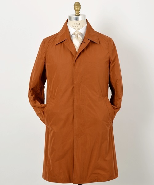 SHIPS（シップス）の「★★SD: カラーコート ソリッド■（ステンカラーコート・メンズ・グリーン/ネイビー/オレンジ・MEDIUM/SMALL/LARGE/X-LARGE）」の17枚目の写真