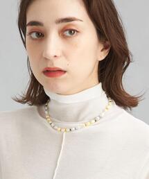 green label relaxing | 淡水 バロックパール ビーズ ショートネックレス(ネックレス)