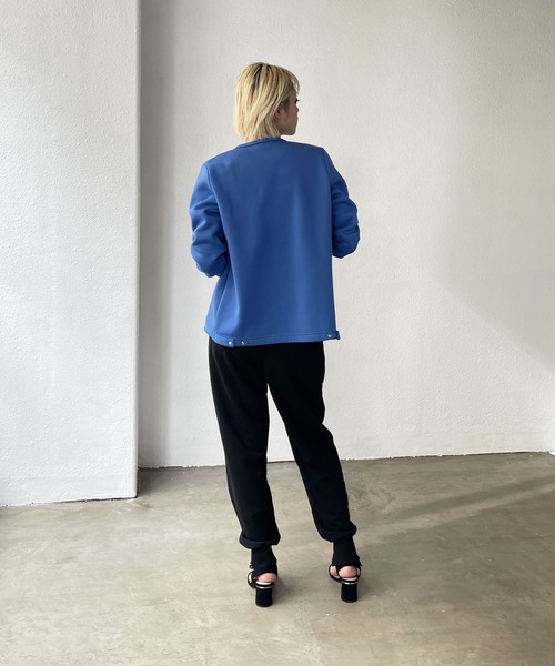 Shelly island（シェリーアイランド）の「フロントスリットジョガーパンツ（その他パンツ・レディース・ブラック/ピンク・M）」の8枚目の写真