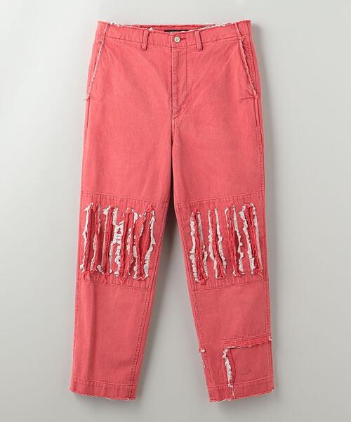 ALMOSTBLACK(オールモストブラック)の「<ALMOSTBLACK(オールモストブラック)> PANTS/パンツ(デニムパンツ・メンズ・レッド・1/2)」の1枚目の写真