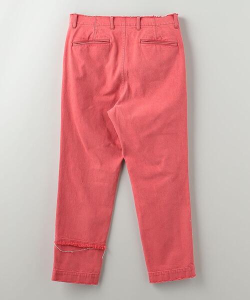 ALMOSTBLACK(オールモストブラック)の「<ALMOSTBLACK(オールモストブラック)> PANTS/パンツ(デニムパンツ・メンズ・レッド・1/2)」の2枚目の写真