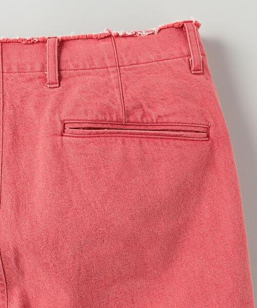 ALMOSTBLACK(オールモストブラック)の「<ALMOSTBLACK(オールモストブラック)> PANTS/パンツ(デニムパンツ・メンズ・レッド・1/2)」の6枚目の写真
