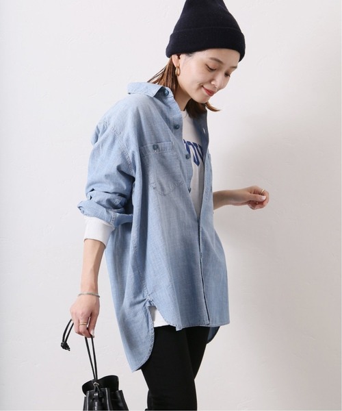 JOURNAL STANDARD(ジャーナルスタンダード)の「■《WEB限定追加》CHAMBRAY SHIRT◆3(シャツ/ブラウス・レディース・ブルー・FREE)」の6枚目の写真