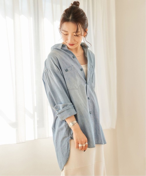 JOURNAL STANDARD(ジャーナルスタンダード)の「■《WEB限定追加》CHAMBRAY SHIRT◆3(シャツ/ブラウス・レディース・ブルー・FREE)」の15枚目の写真