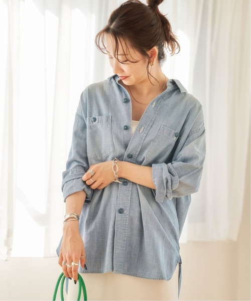 JOURNAL STANDARD(ジャーナルスタンダード)の「■《WEB限定追加》CHAMBRAY SHIRT◆3(シャツ/ブラウス・レディース・ブルー・FREE)」の13枚目の写真