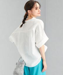 green label relaxing（グリーンレーベルリラクシング）の「コルトレイクリネン スキッパー ブラウス（シャツ/ブラウス）」