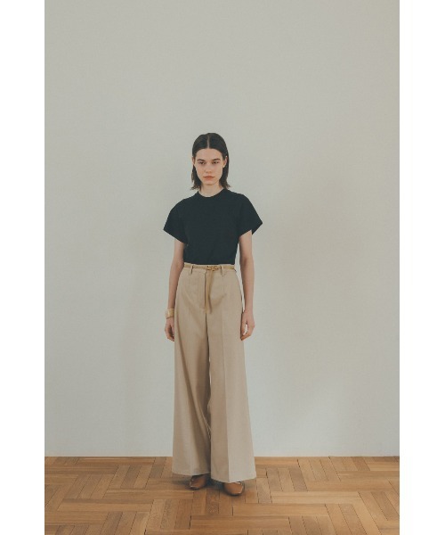 CLANE（クラネ）の「SCOOP SLEEVE COMPACT TOPS（Tシャツ/カットソー